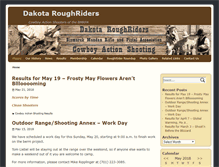 Tablet Screenshot of dakotaroughriders.com